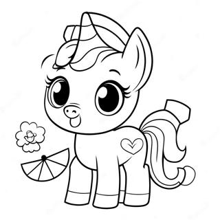 Mijn Kleine Pony Sweetie Belle Kleurplaten