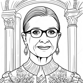 Ruth Bader Ginsburg Kleurplaten