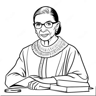 Ruth Bader Ginsburg Kleurplaten