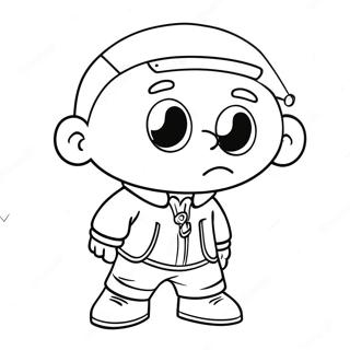 Gangsta Stewie Kleurplaten