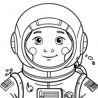 Astronaut Kleurplaten