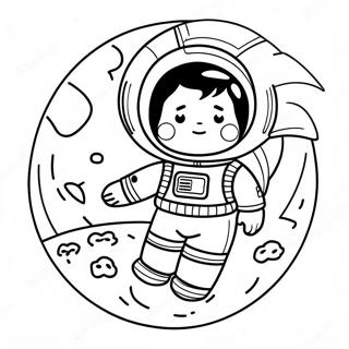 Astronaut Kleurplaten