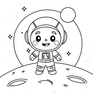 Astronaut Kleurplaten