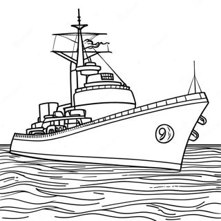 Slagschip Kleurplaat 7920-6309