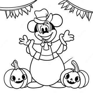 Grote Disney Halloween Kleurplaat 8080-6457