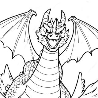 King Ghidorah Kleurplaten