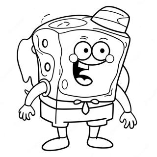 Halloween Spongebob Kleurplaat 8570-6817