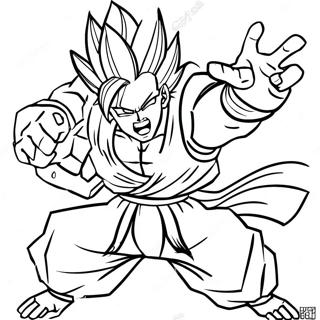 Gogeta Kleurplaten