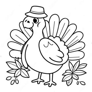 Schattige Thanksgiving Kleurplaten