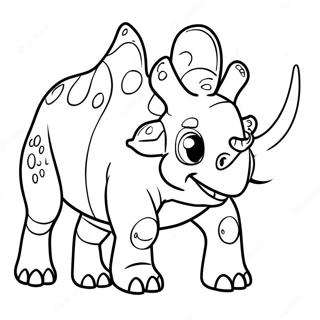 Triceratops Kleurplaat 8890-7069