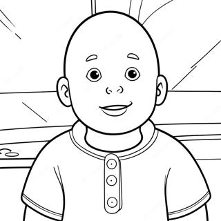 Caillou Kleurplaten