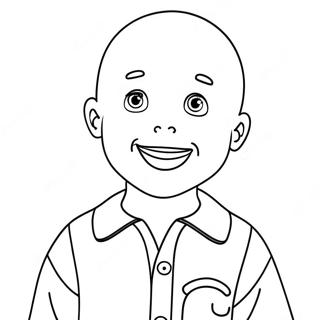 Caillou Kleurplaat 9360-7544