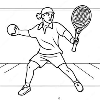 Tennis Kleurplaten