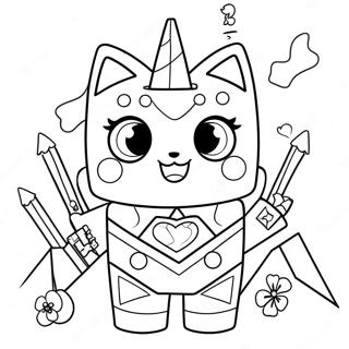 Unikitty Kleurplaat 9560-7697