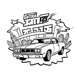 Gta Logo Kleurplaat 9580-7701