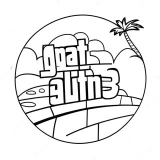 Gta Logo Kleurplaat 9580-7704