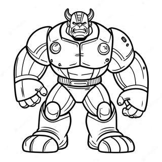 Hulk Buster Kleurplaten